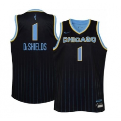 Men's Angel Reese #5 Explorer Edition Victory Black Chicago Sky 2021 Jersey