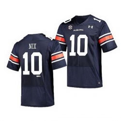 Auburn Tigers Bo Nix Navy Replica Men'S Jersey