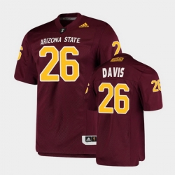 Men Arizona State Sun Devils Keith Davis College Football Maroon Premier Jersey