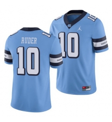 North Carolina Tar Heels Jace Ruder Carolina Blue College Football Men'S Jersey