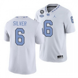 North Carolina Tar Heels Keeshawn Silver White Game Football Replica Jersey