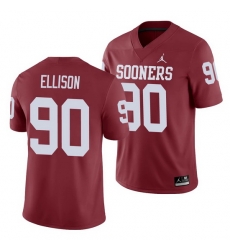 Oklahoma Sooners Josh Ellison Crimson Game Men'S Jersey