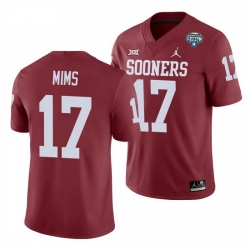 Oklahoma Sooners Marvin Mims Crimson 2020 Cotton Bowl Men'S Jersey