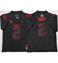 Men Ole Miss Rebels 2 Jaxson Dart Black 2025 F U S E Stitched jersey Men Ole Miss Rebels 2 Jaxson Dart Black 2025 F U S E Stitched jersey