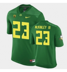 Men Oregon Ducks Verone Mckinley Iii Replica Green Game Football Jersey