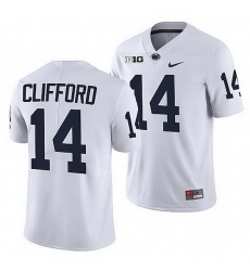 penn state nittany lions sean clifford white college football men jersey