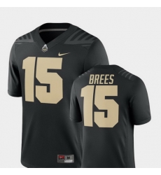 Men Purdue Boilermakers Drew Brees Black Alumni Football Game 2018 Jersey