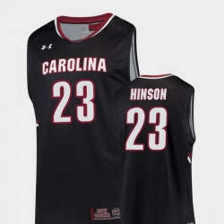 Men South Carolina Gamecocks Evan Hinson Black Replica College Basketball Jersey