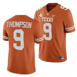 Texas Longhorns Josh Thompson Orange 2021 Red River Showdown Men Jersey