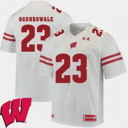 Men Wisconsin Badgers Dare Ogunbowale White Alumni Football Game Ncaa 2018 Jersey