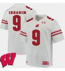 Men Wisconsin Badgers Rachid Ibrahim White Alumni Football Game Ncaa 2018 Jersey