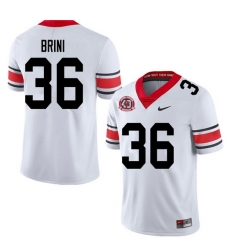 2020 Men #36 Latavious Brini Georgia Bulldogs 1980 National Champions 40th Anniversary College Footb