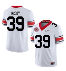 2020 Men #39 KJ McCoy Georgia Bulldogs 1980 National Champions 40th Anniversary College Football jersey white