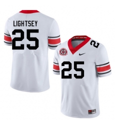 Men #25 E.J. Lightsey Georgia Bulldogs College Football Jerseys Sale-40th Anniversary