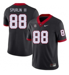 Men #88 Pearce Spurlin III Georgia Bulldogs College Football Jerseys Stitched-Black