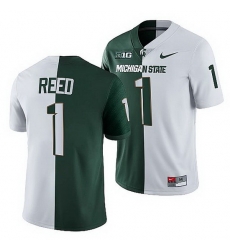 Michigan State Spartans Jayden Reed Michigan State Spartans Split Edition 2021 22 Jersey