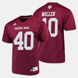 Men Texas A M Aggies Von Miller College Football Maroon Jersey