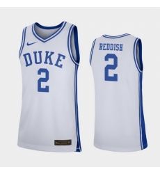 Duke Blue Devils Cam Reddish White Replica Men'S Jersey