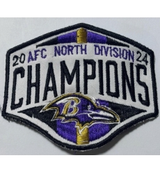 2024 AFC Baltimore Ravens NFL North DIVISION CHAMPIONS Patch Biaog 2024 AFC Baltimore Ravens NFL North DIVISION CHAMPIONS Patch Biaog