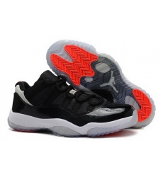 Womens Air Jordan 11 GS Black Infrared 23 Pure Platinum For Girls