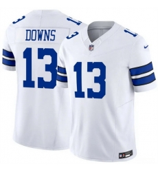 Yotuh Dallas Cowboys 13 Caleb Downs White Vapor Untouchable Limited Stitched Football Jersey Yotuh Dallas Cowboys 13 Caleb Downs White Vapor Untouchable Limited Stitched Football Jersey