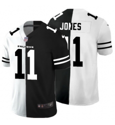 Atlanta Falcons 11 Julio Jones Men Black V White Peace Split Nike Vapor Untouchable Limited NFL Jersey