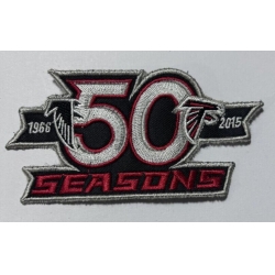 Falcons 50 Anniversary Patch Biaog