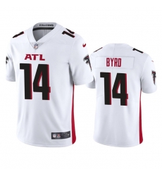 Men's Atlanta Falcons #14 Damiere Byrd White Vapor Untouchable Stitched Football Jersey