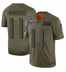 Youth Baltimore Ravens 11 Seth Roberts Limited Camo 2019 Salute to Service Football Jersey