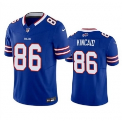 Men Buffalo Bills 86 Dalton Kincaid Blue 2023 F U S E  Vapor Untouchable Limited Football Stitched Jersey