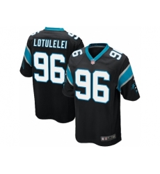 Nike Carolina Panthers 96 Star Lotulelei Black Game NFL Jersey