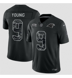 Youth Carolina Panthers  9 Bryce Young Black 2026 Salute to Service Limited Stitched Football Jersey