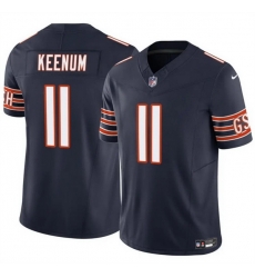 Men Chicago Bears 11 Case Keenum Navy 2025 F U S E  Vapor Untouchable Limited Stitched Football Jersey