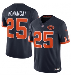 Men Chicago Bears  25 Kyle Monangai Navy 2026 F U S E  Rivalries Collection Limited Stitched Football Jersey