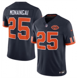 Men Chicago Bears  25 Kyle Monangai Navy 2026 F U S E  Rivalries Collection Limited Stitched Football Jersey