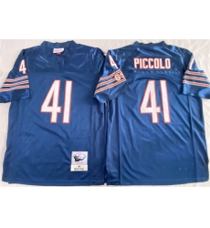 Men Chicago Bears 41 Brian Piccolo Navy Limited Stitched Football Jersey