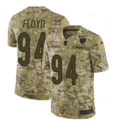 Mens Nike Chicago Bears 94 Leonard Floyd Limited Camo 2018 Salute to Service NFL Jersey