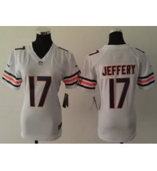 Women Nike Chicago Bears #17 Alshon Jeffery White NFL Jerseys