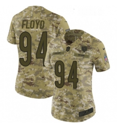 Womens Nike Chicago Bears 94 Leonard Floyd Limited Camo 2018 Salute to Service NFL Jersey