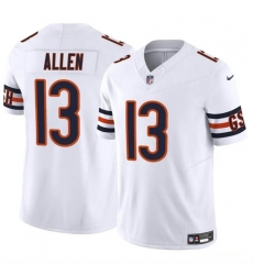 Youth Chicago Bears 13 Keenan Allen White 2023 F U S E Vapor Stitched Football Jersey