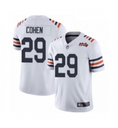 Youth Chicago Bears 29 Tarik Cohen White 100th Season Limited Football Jersey