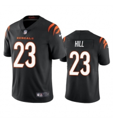 Men Cincinnati Bengals 23 Daxton Hill Black Vapor Untouchable Limited Stitched Jersey