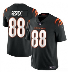 Men Cincinnati Bengals 88 Mike Gesicki Black Vapor Untouchable Limited Stitched Jersey