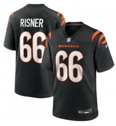 Men's Nike Dalton Risner Black Cincinnati Bengals Team Game Jersey