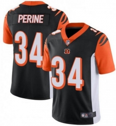 Nike Cincinnati Bengals 34 Samaje Perine Black Vapor Untouchable Limited Jersey