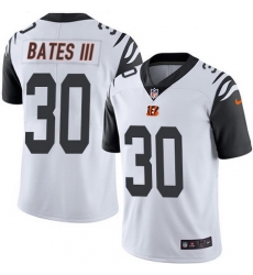 Nike Bengals #30 Jessie Bates III White Youth Stitched NFL Limited Rush Jersey