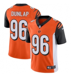 Nike Bengals #96 Carlos Dunlap Orange Alternate Youth Stitched NFL Vapor Untouchable Limited Jersey