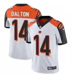 Youth Nike Cincinnati Bengals 14 Andy Dalton Vapor Untouchable Limited White NFL Jersey