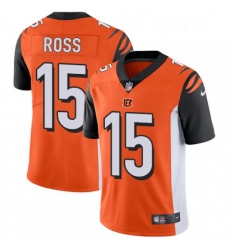 Youth Nike Cincinnati Bengals 15 John Ross Vapor Untouchable Limited Orange Alternate NFL Jersey