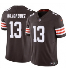 Men Cleveland Browns 13 Corey Bojorquez Brown F U S E Vapor Limited Stitched Football Jersey Men Cleveland Browns 13 Corey Bojorquez Brown F U S E Vapor Limited Stitched Football Jersey